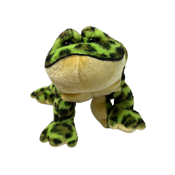 Gantz Lil' Kinz Bullfrog Webkins Plush Stuffed Animal Toy Green Frog No Code - Picture 9 of 9
